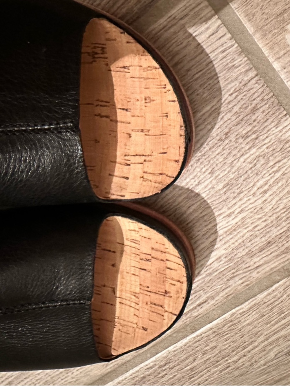 Kork-Ease Black Leather Slip-On Mule - Picture 3 of 9